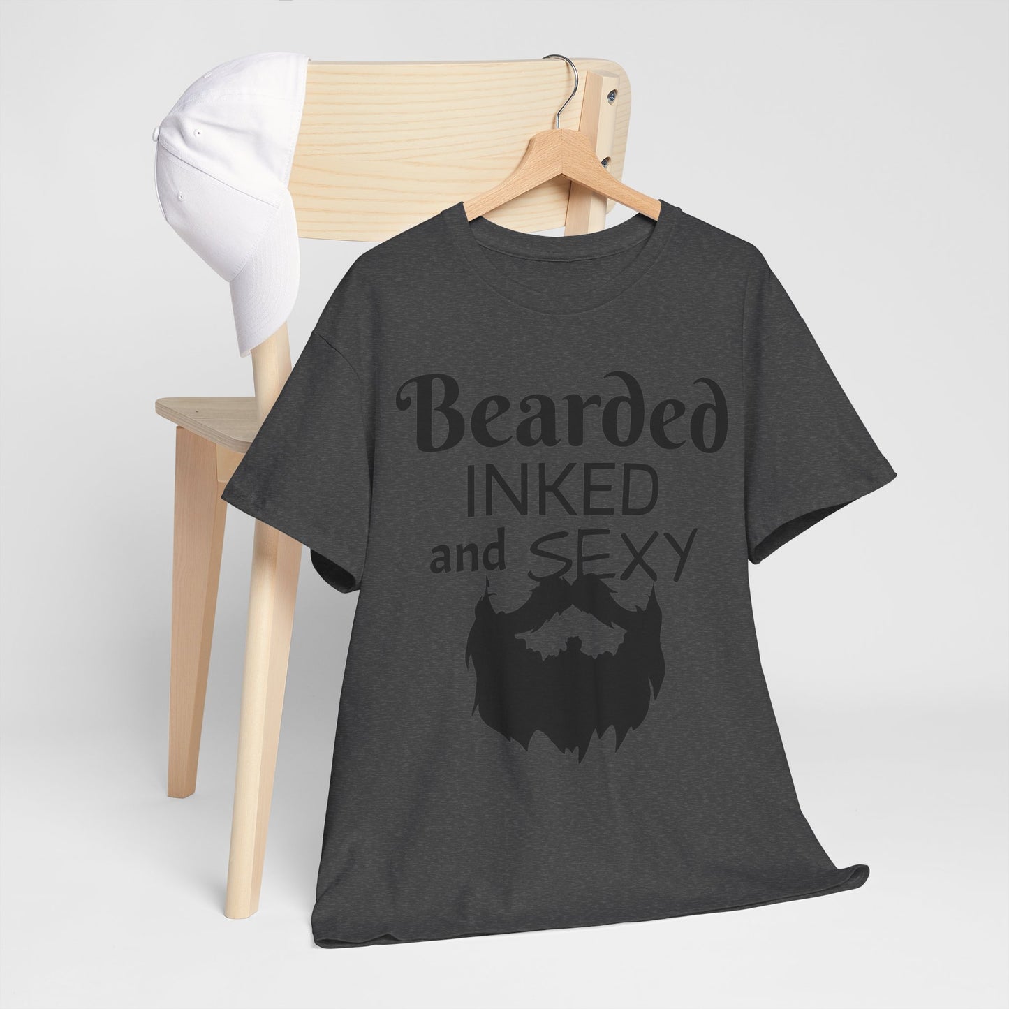 Beared and inked!  Cotton Tee