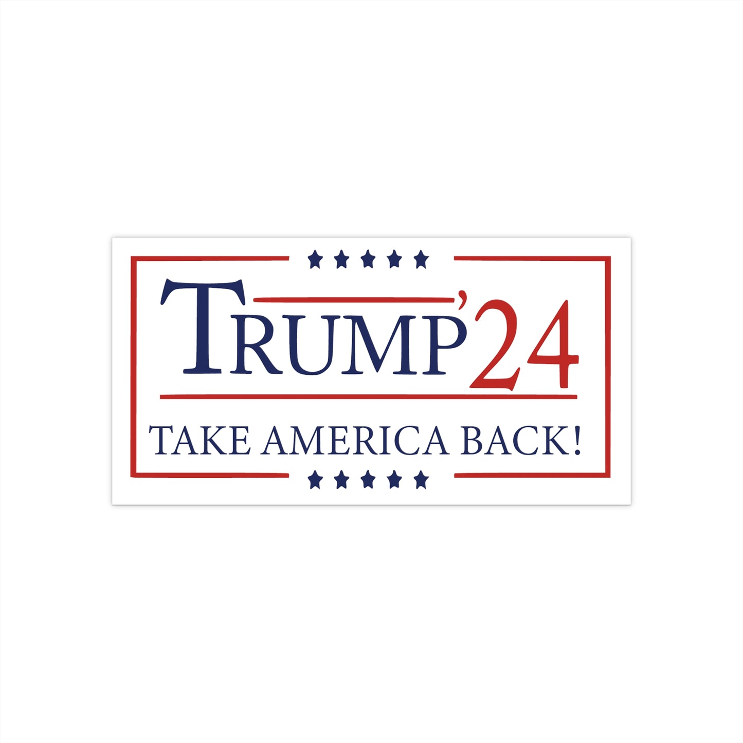 Trump take back America! Bumper Stickers