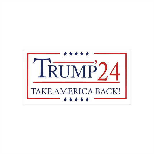 Trump take back America! Bumper Stickers