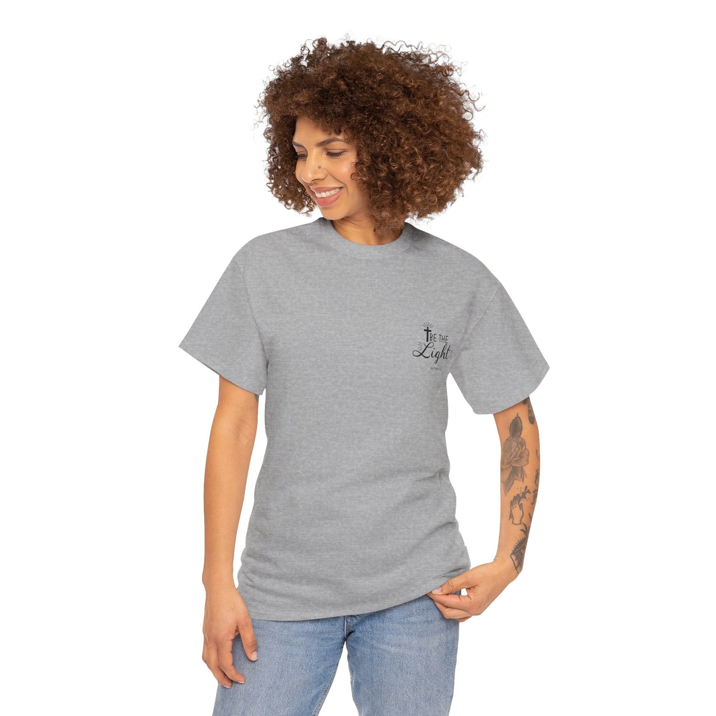 Be the Light! Jesus Cotton Tee