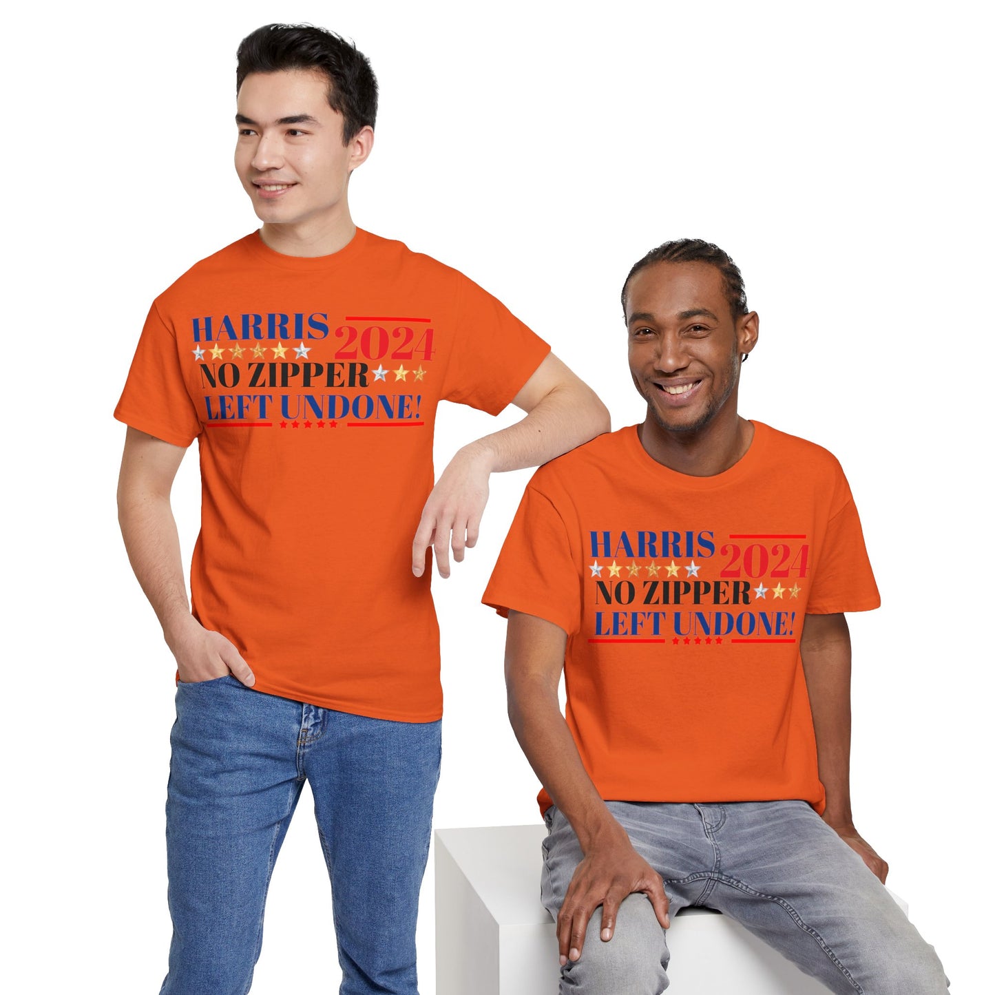 Harris 2024! Campain slogen Funny! Cotton Tee