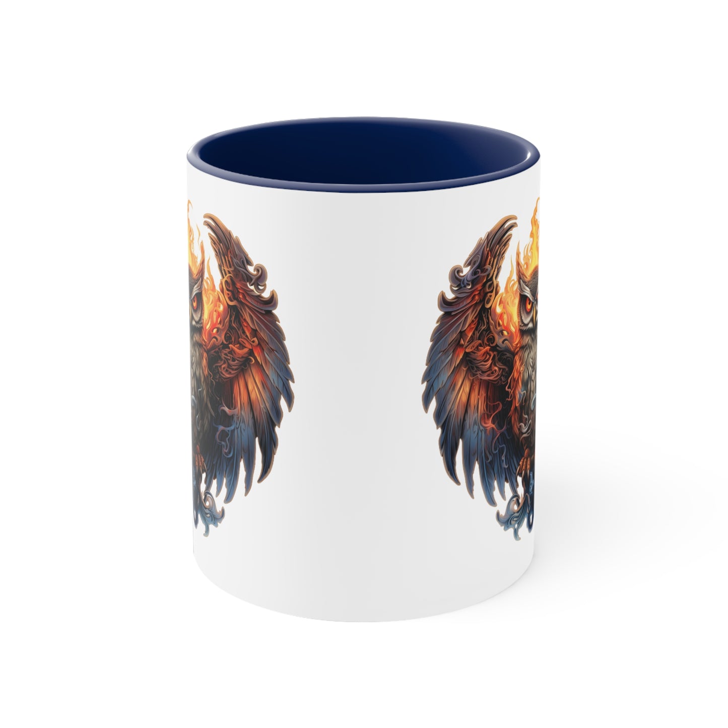 Fire Owl Accent Coffee Mug, 11oz