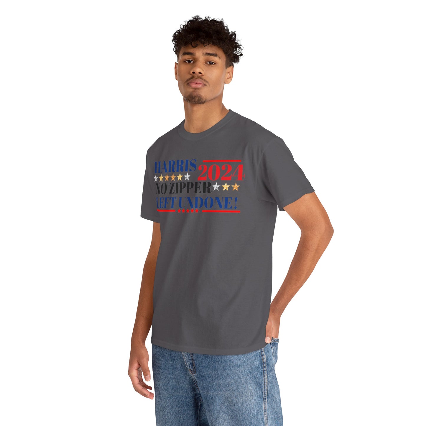 Harris 2024! Campain slogen Funny! Cotton Tee