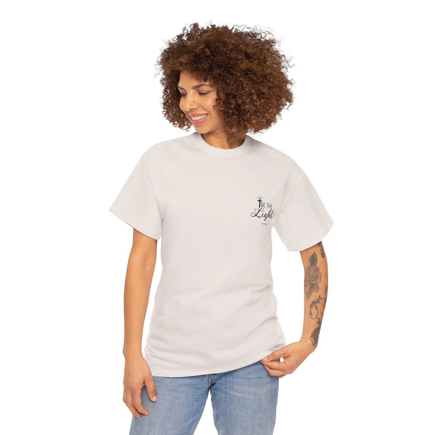 Be the Light! Jesus Cotton Tee