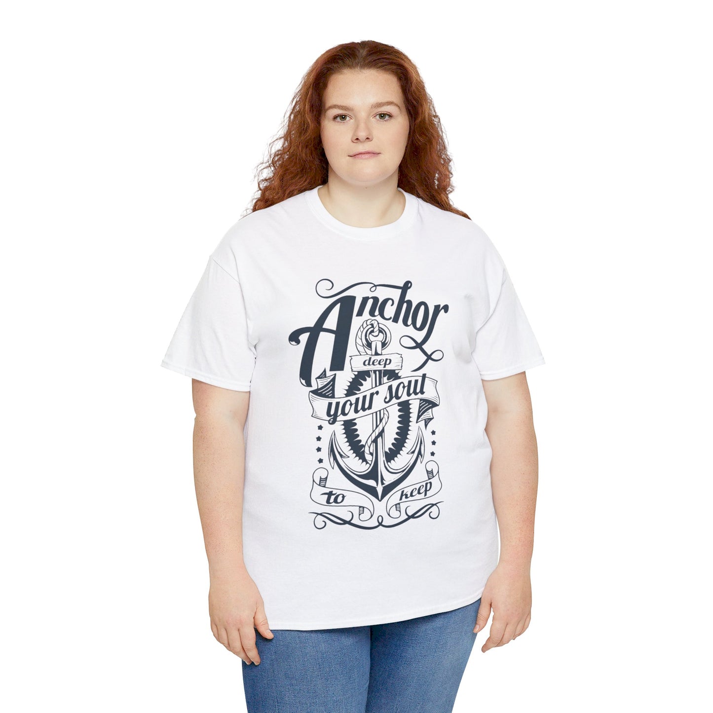 Anchor Deep! Heavy Cotton T-shirt