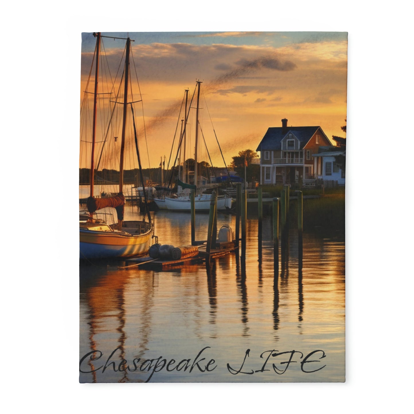 Chesapeake Life  Fleece Blanket