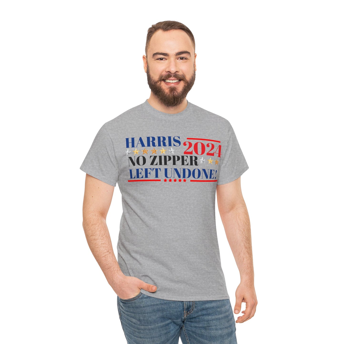 Harris 2024! Campain slogen Funny! Cotton Tee