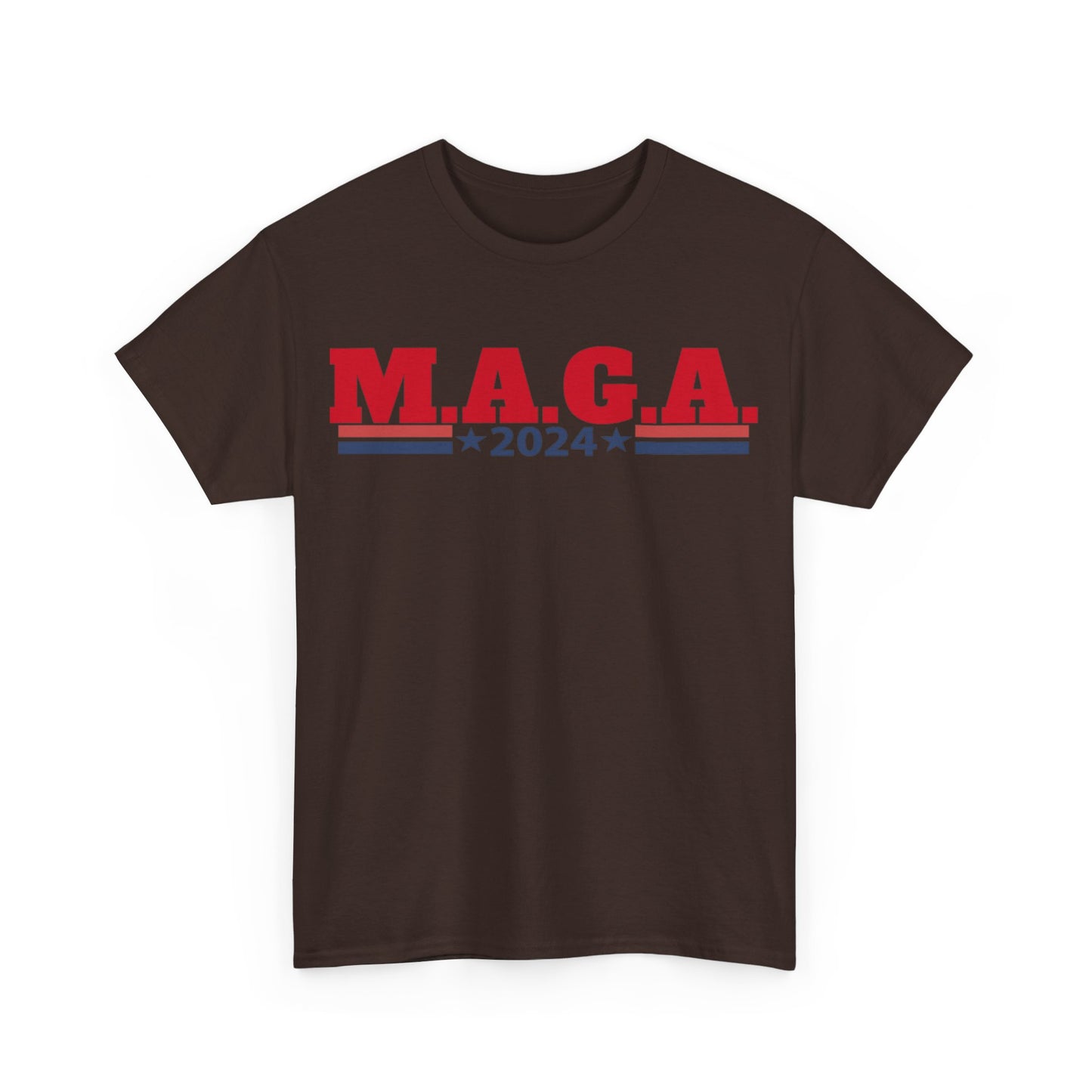 The Trump Card! MAGA 2024, Heavy Cotton Tee, Republican party support.