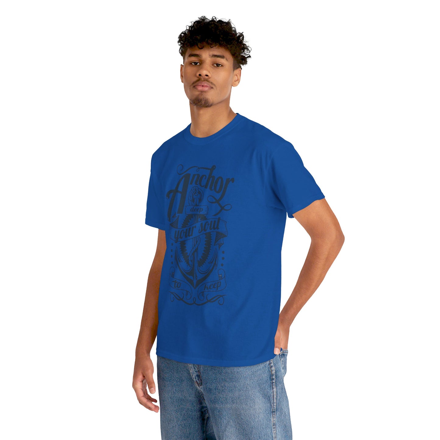 Anchor Deep! Heavy Cotton T-shirt