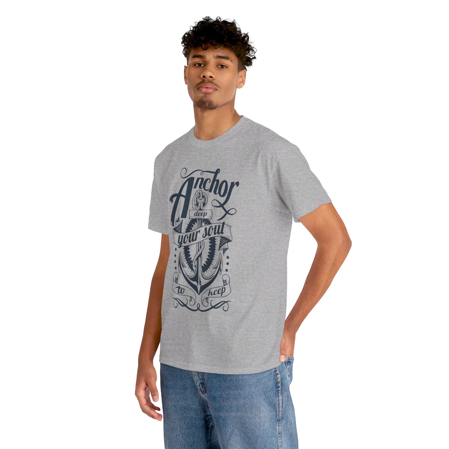 Anchor Deep! Heavy Cotton T-shirt