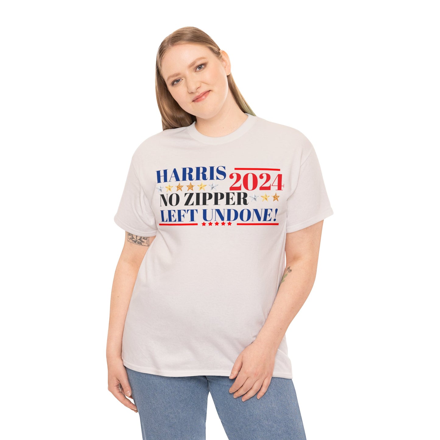 Harris 2024! Campain slogen Funny! Cotton Tee