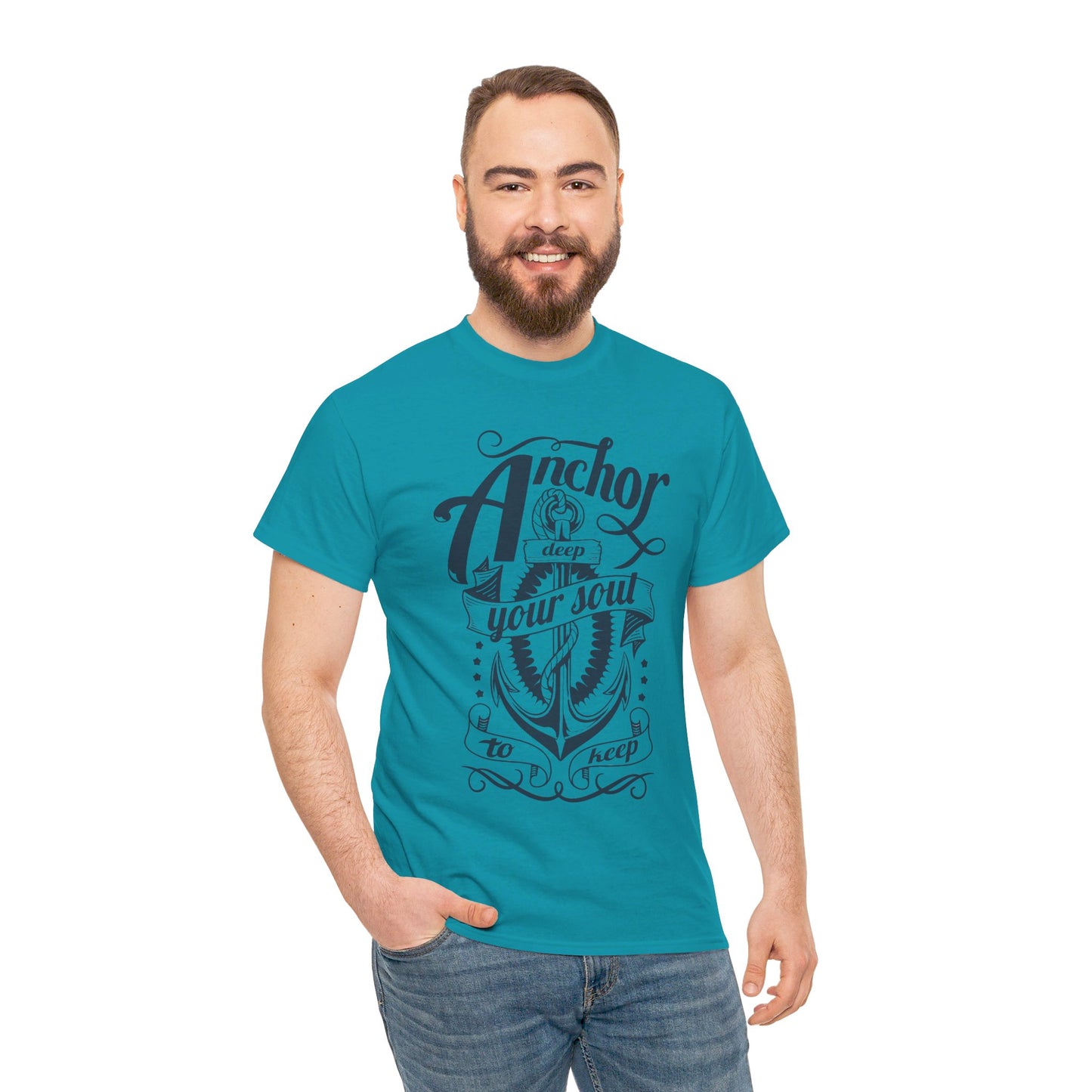 Anchor Deep! Heavy Cotton T-shirt