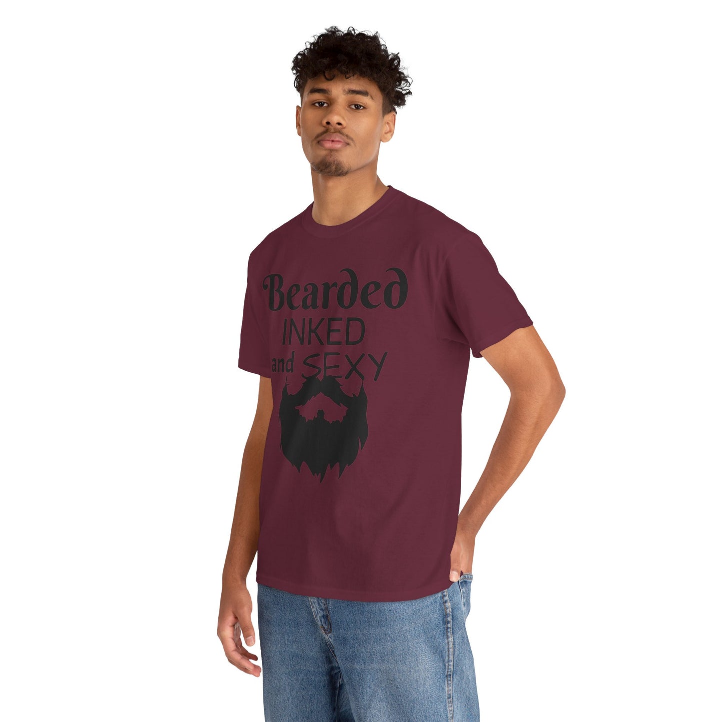 Beared and inked!  Cotton Tee