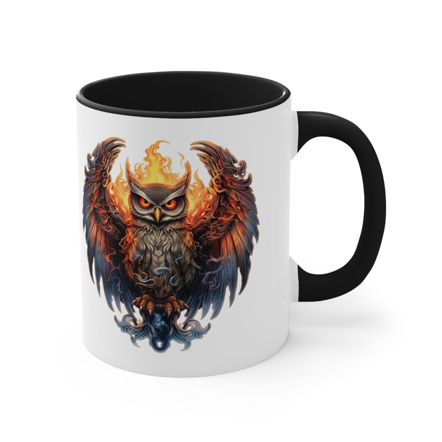 Fire Owl Accent Coffee Mug, 11oz