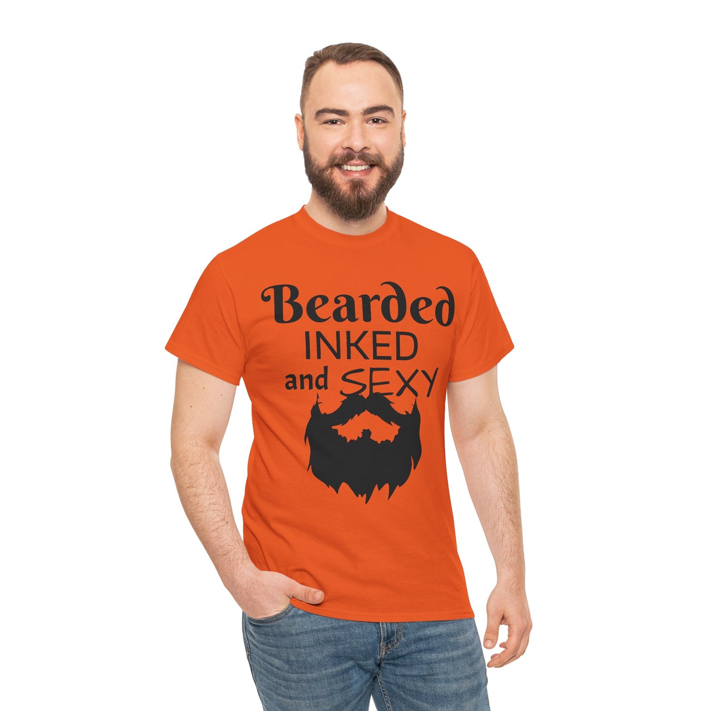 Beared and inked!  Cotton Tee