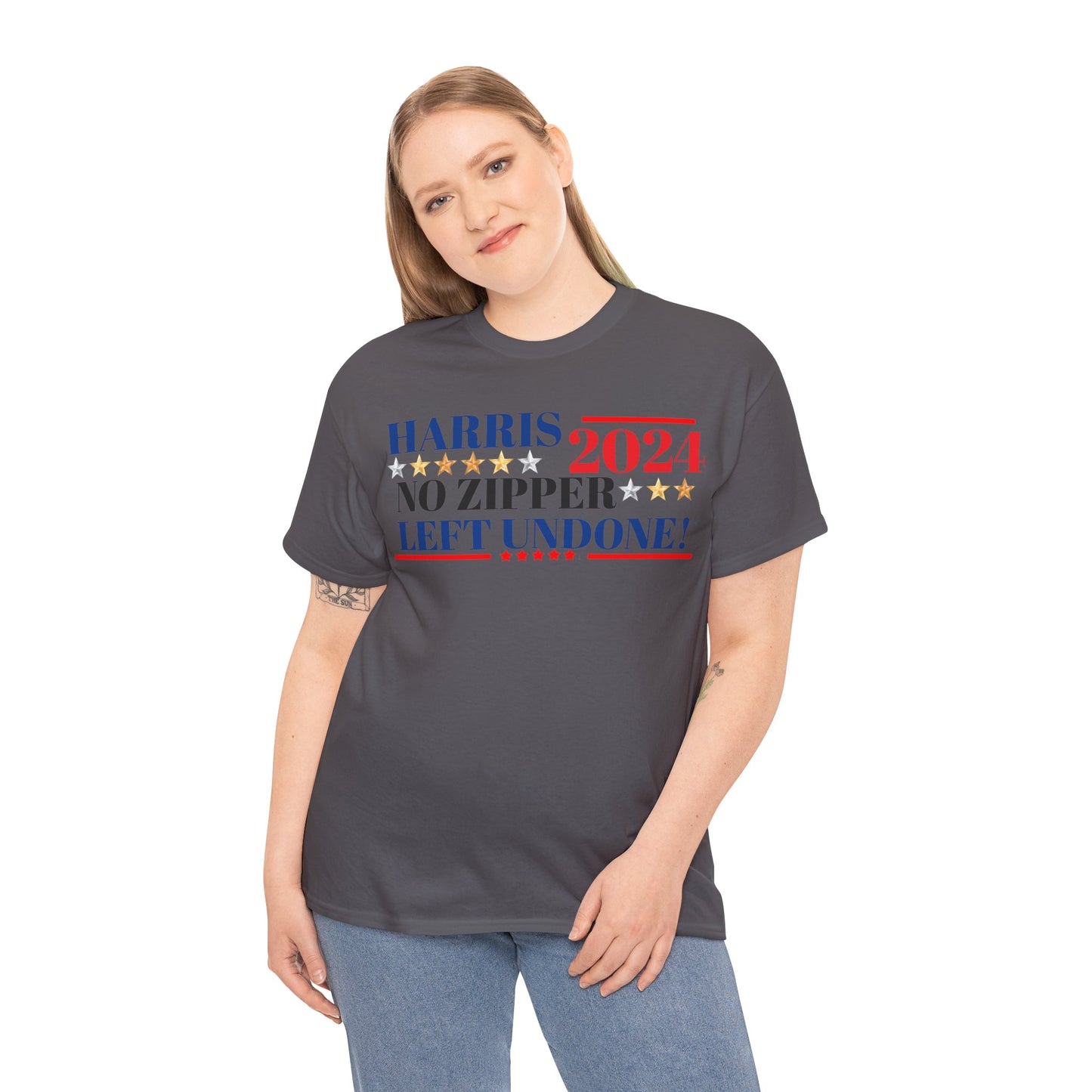 Harris 2024! Campain slogen Funny! Cotton Tee