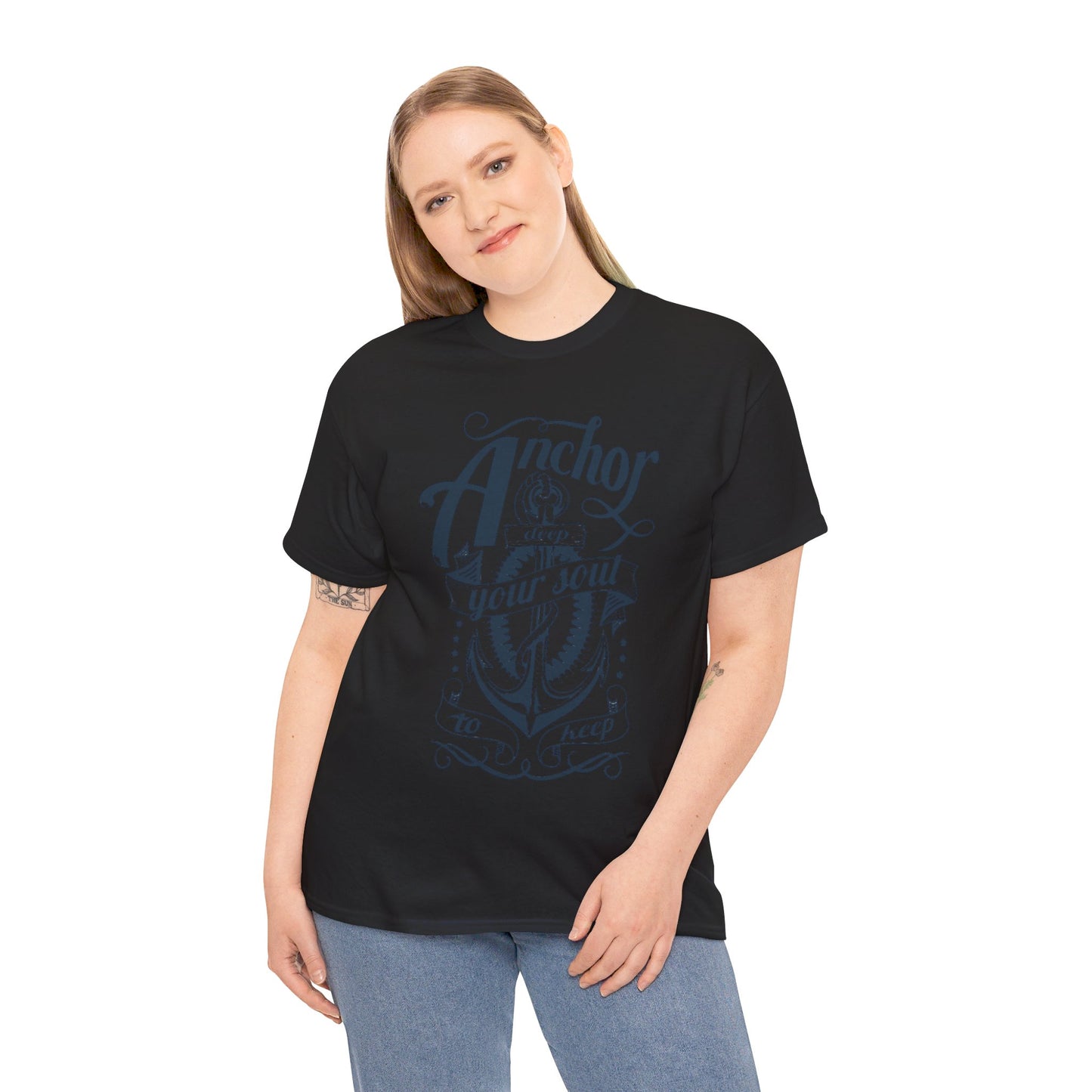 Anchor Deep! Heavy Cotton T-shirt