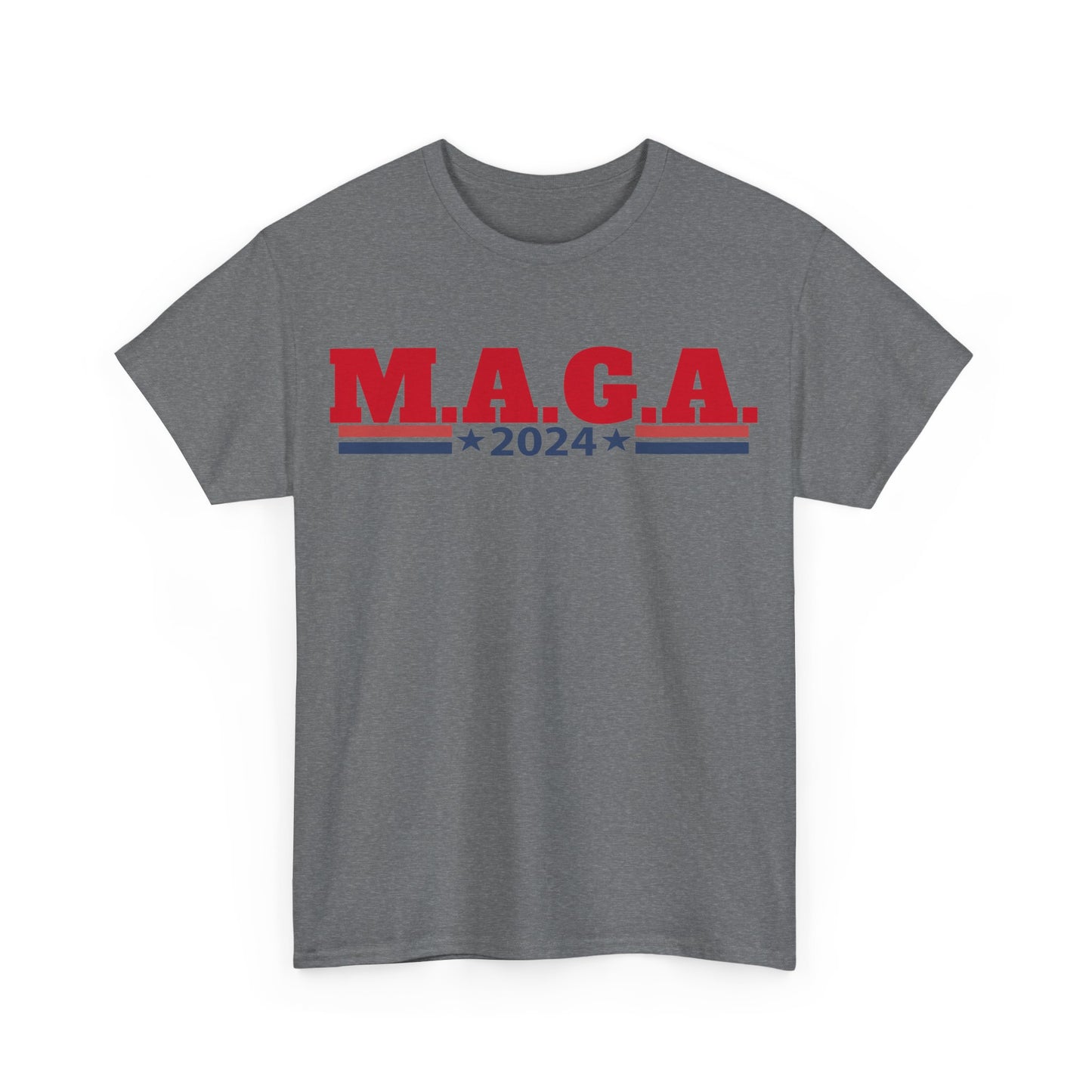 The Trump Card! MAGA 2024, Heavy Cotton Tee, Republican party support.