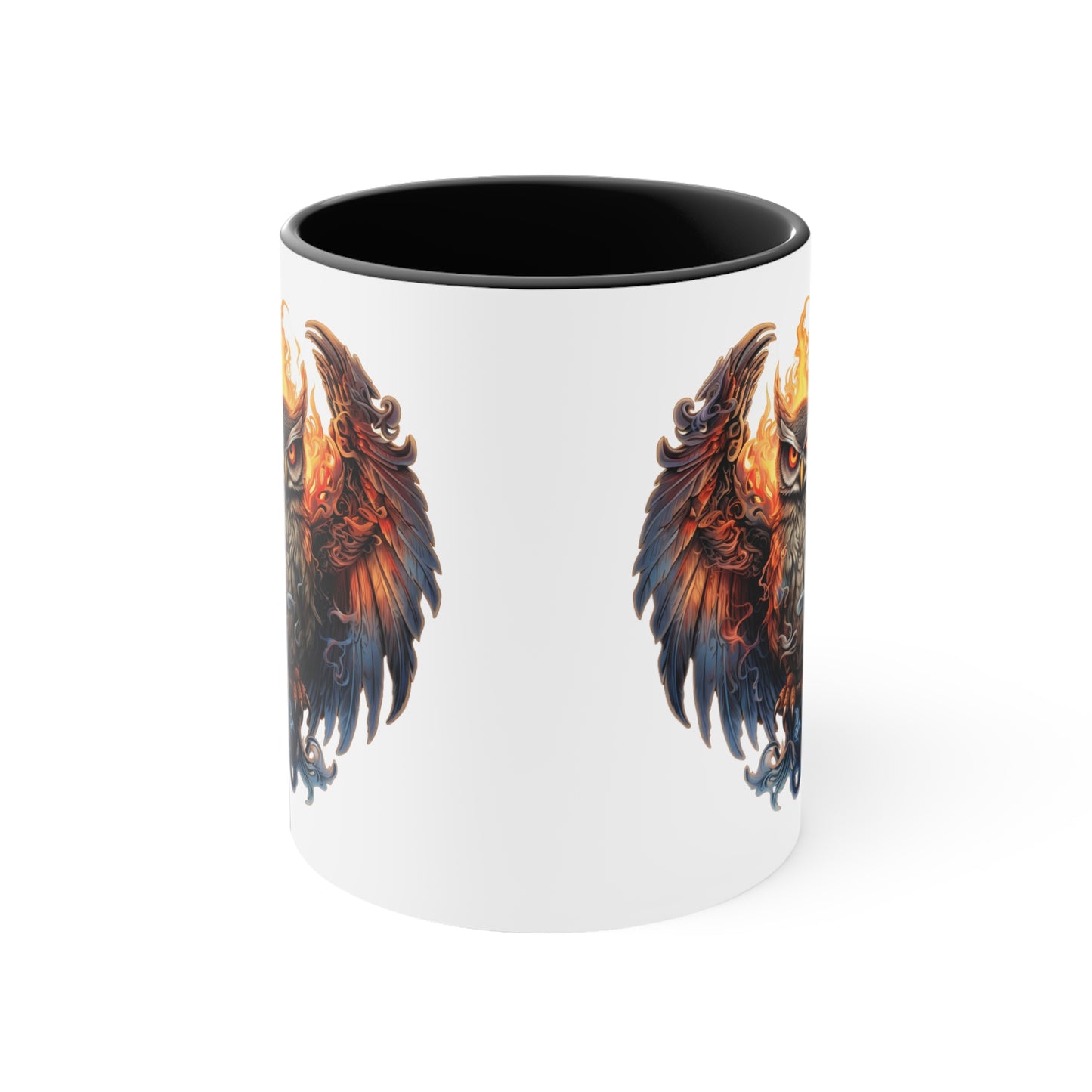 Fire Owl Accent Coffee Mug, 11oz