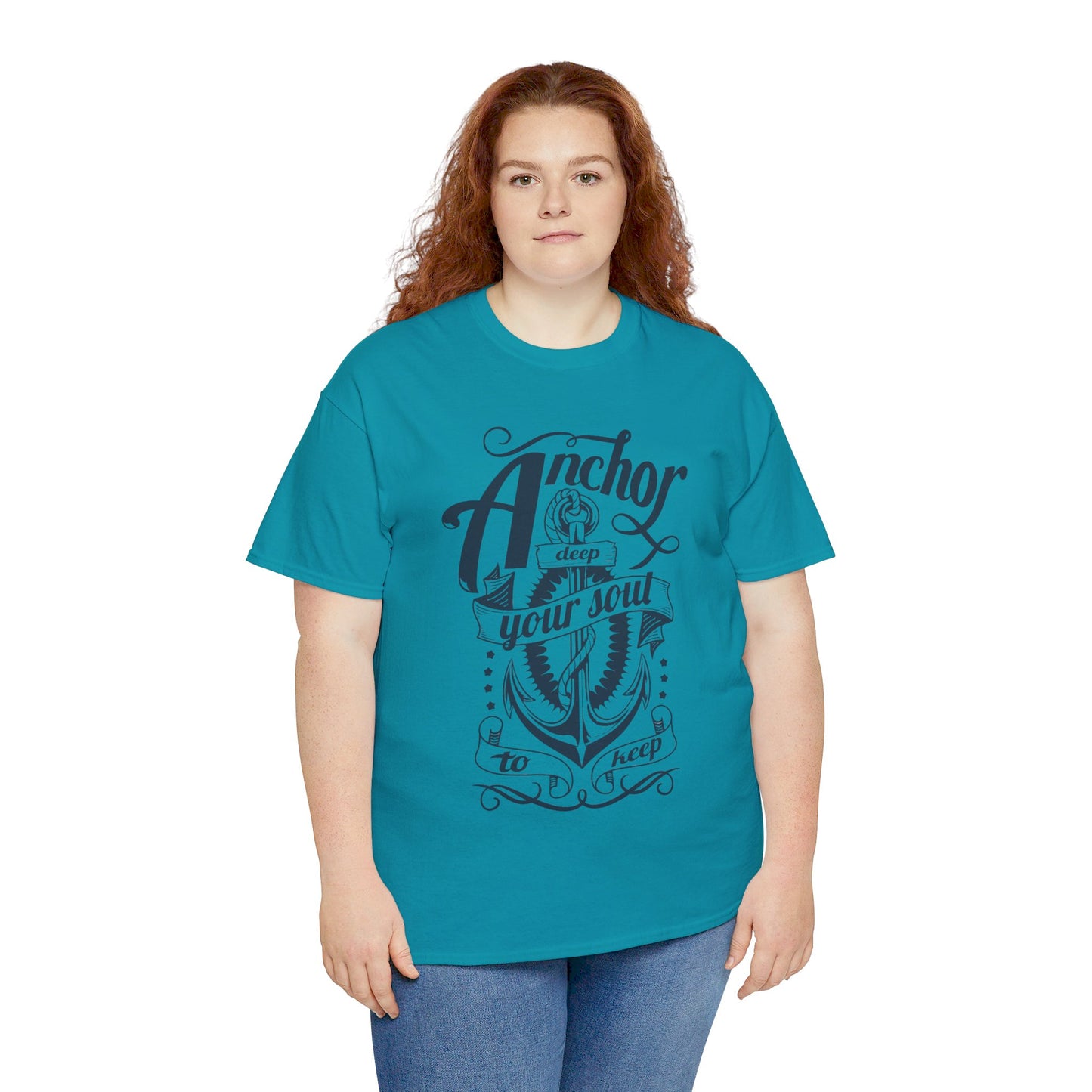 Anchor Deep! Heavy Cotton T-shirt