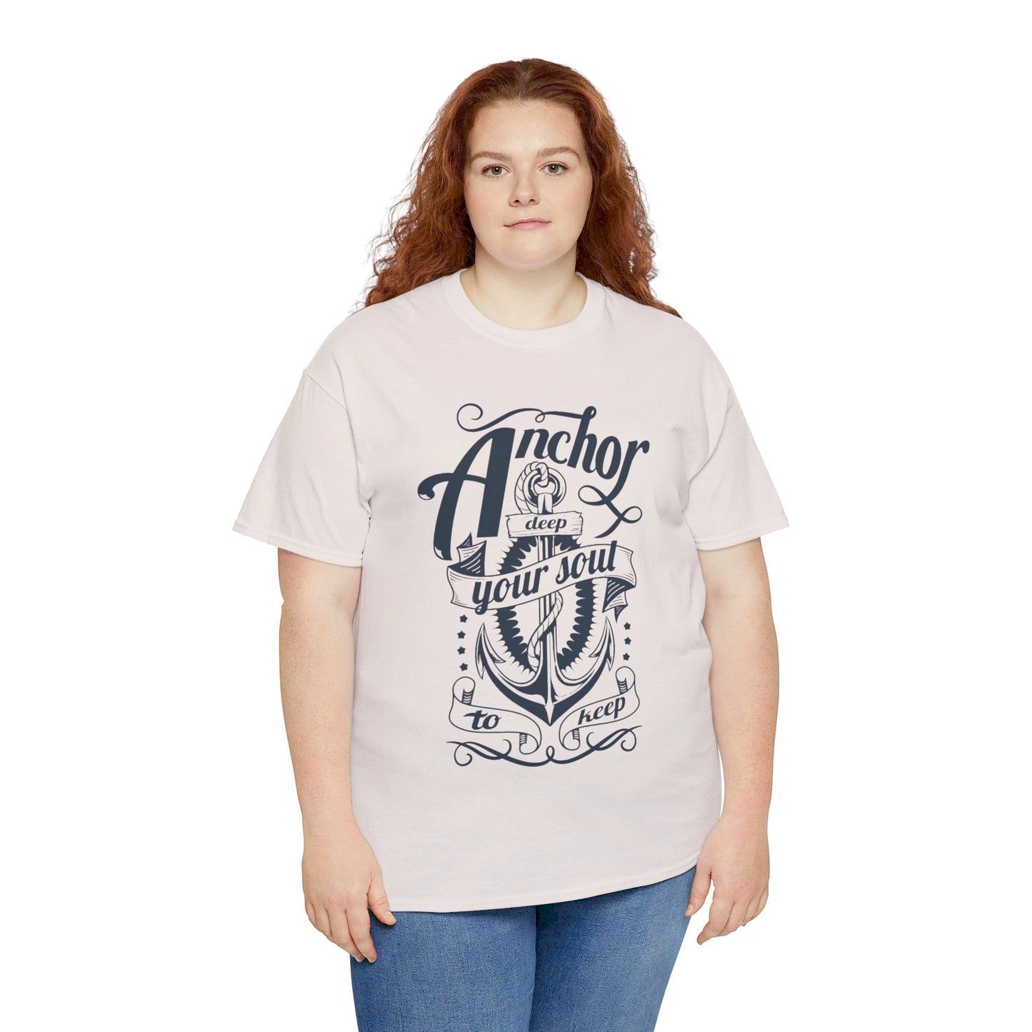 Anchor Deep! Heavy Cotton T-shirt