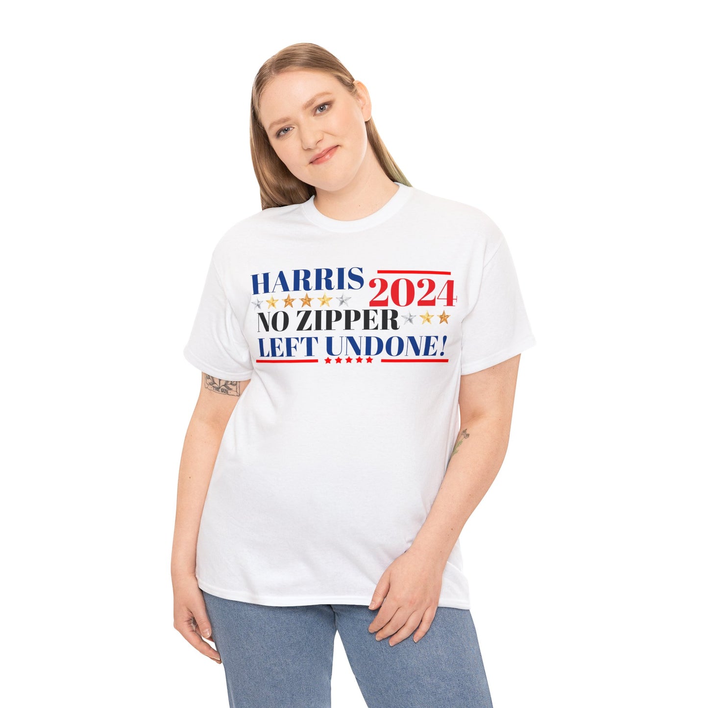 Harris 2024! Campain slogen Funny! Cotton Tee