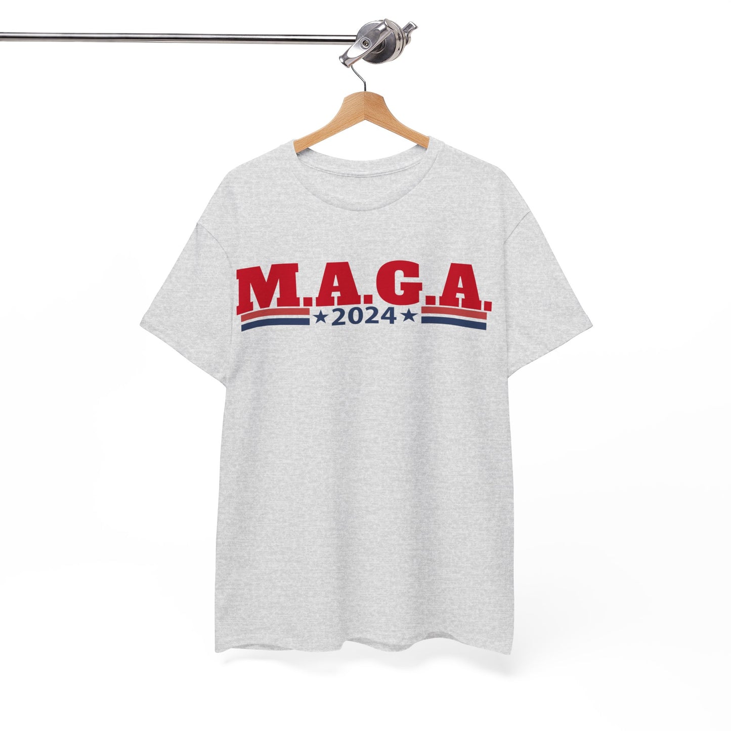 The Trump Card! MAGA 2024, Heavy Cotton Tee, Republican party support.