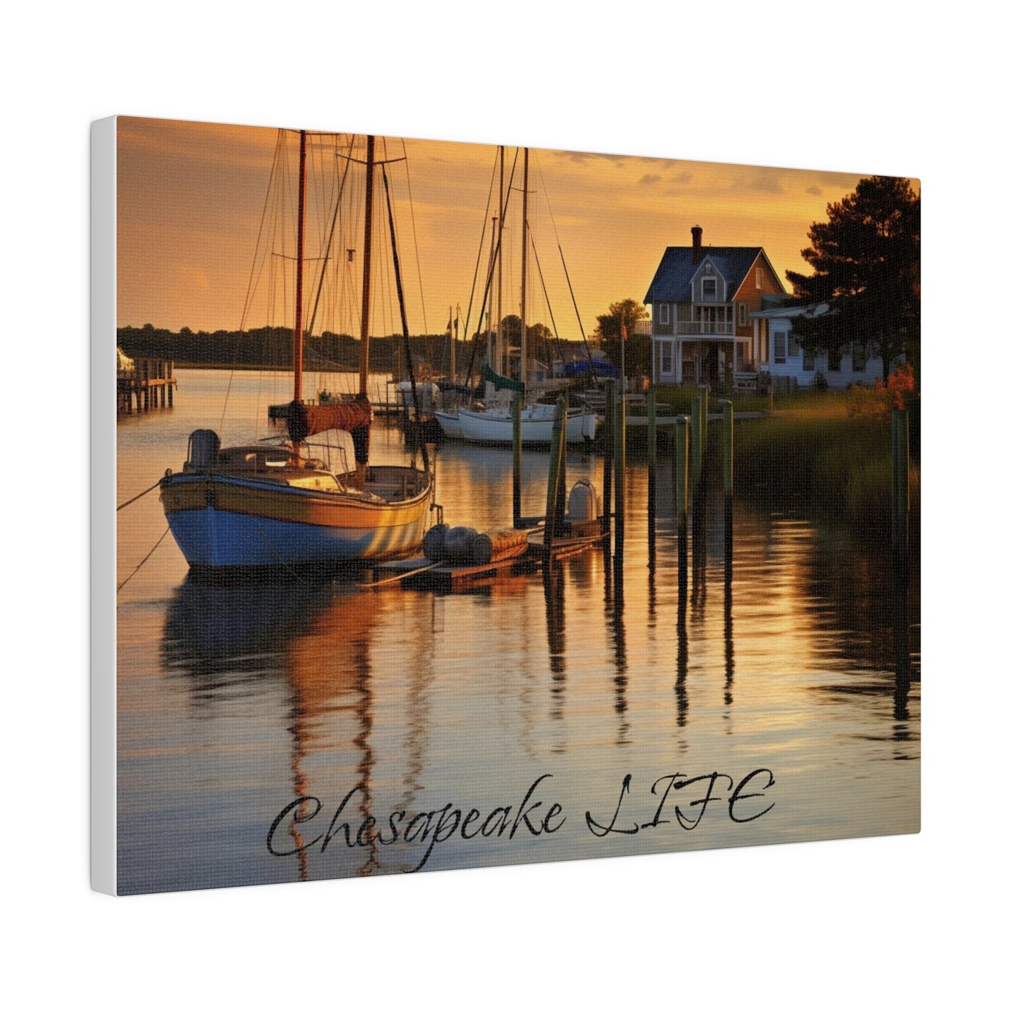 Chesapeake Life Canvas, Stretched, 0.75"