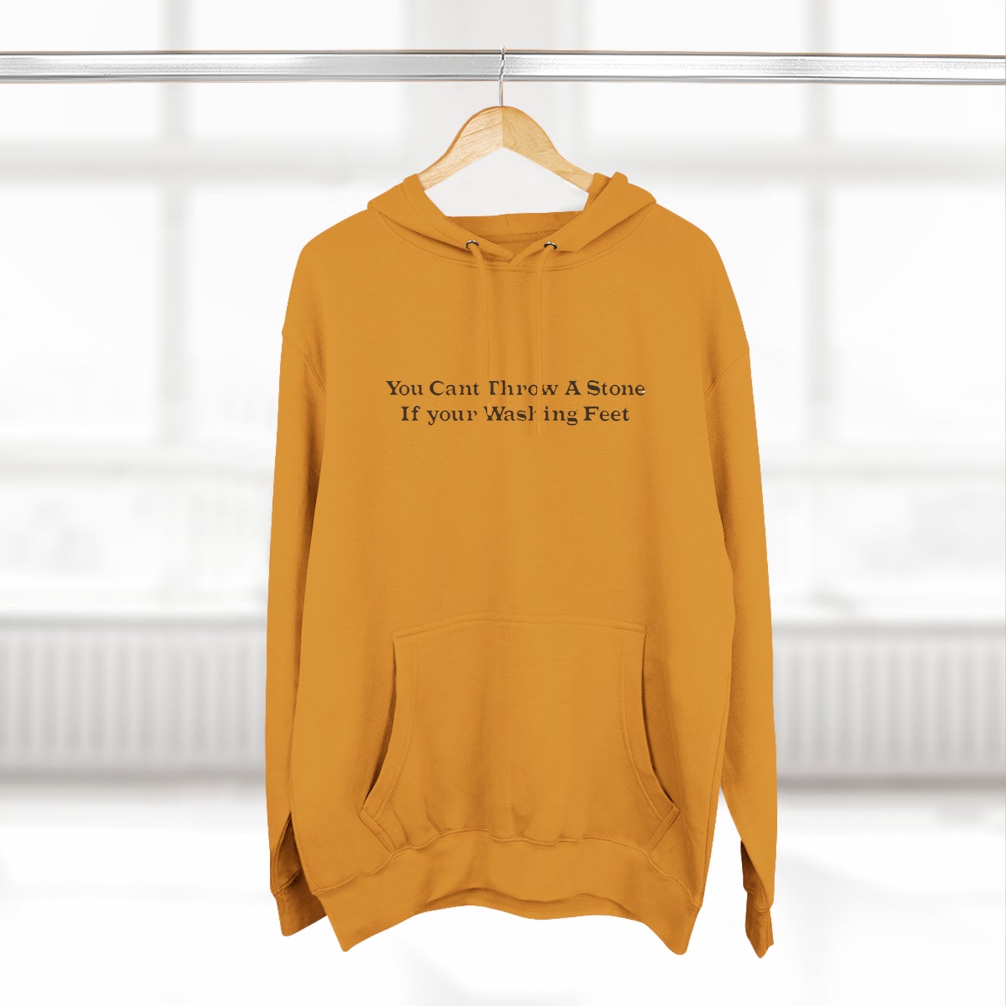 You Cant Throw a Stone, Pullover Hoodie