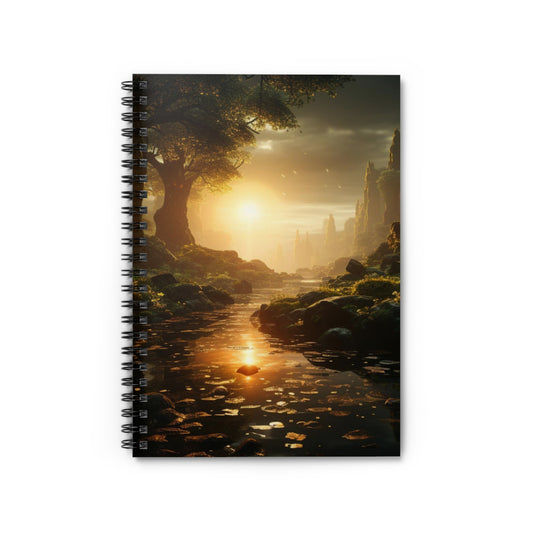 Spiral Notebook forest - Ruled Line