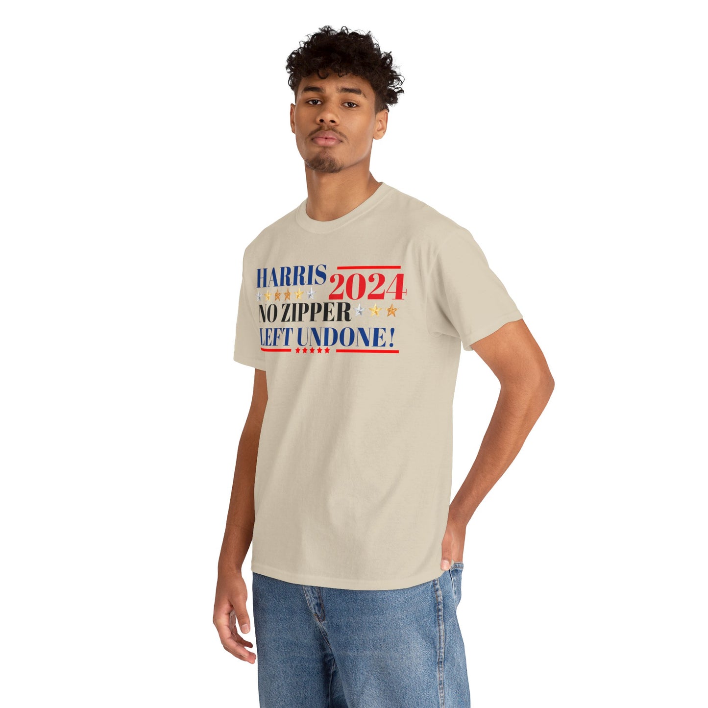 Harris 2024! Campain slogen Funny! Cotton Tee