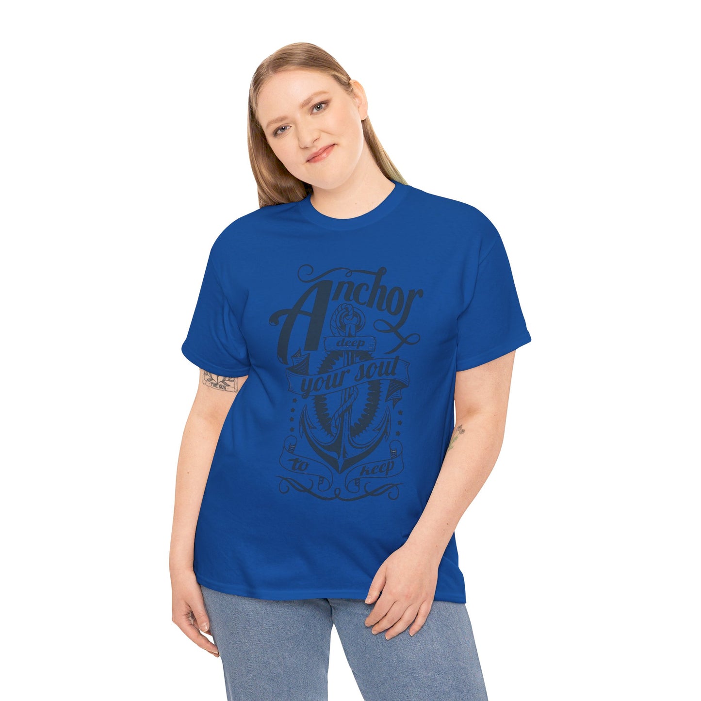 Anchor Deep! Heavy Cotton T-shirt