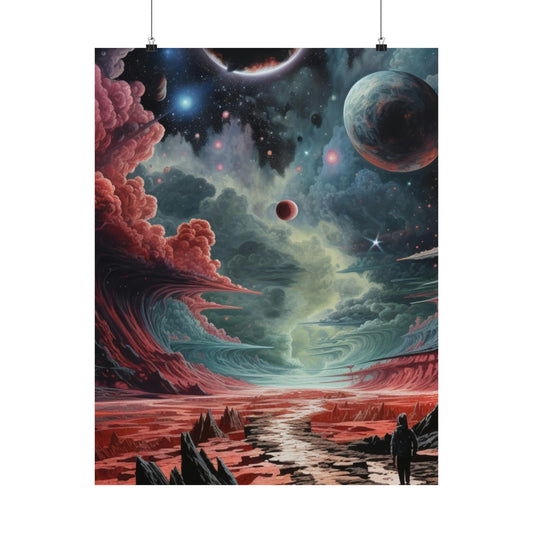 A Walk In Space Vertical Posters