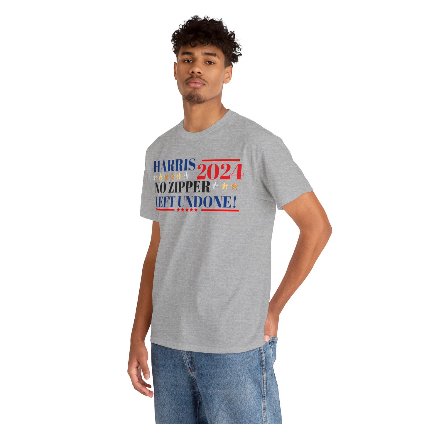 Harris 2024! Campain slogen Funny! Cotton Tee