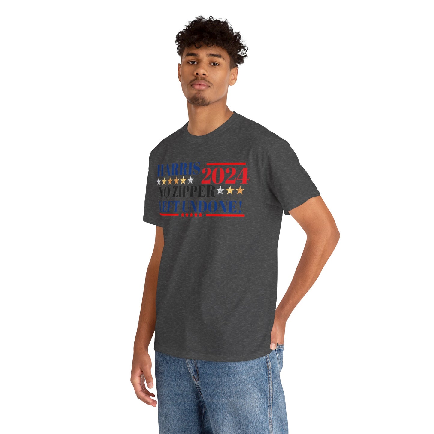 Harris 2024! Campain slogen Funny! Cotton Tee