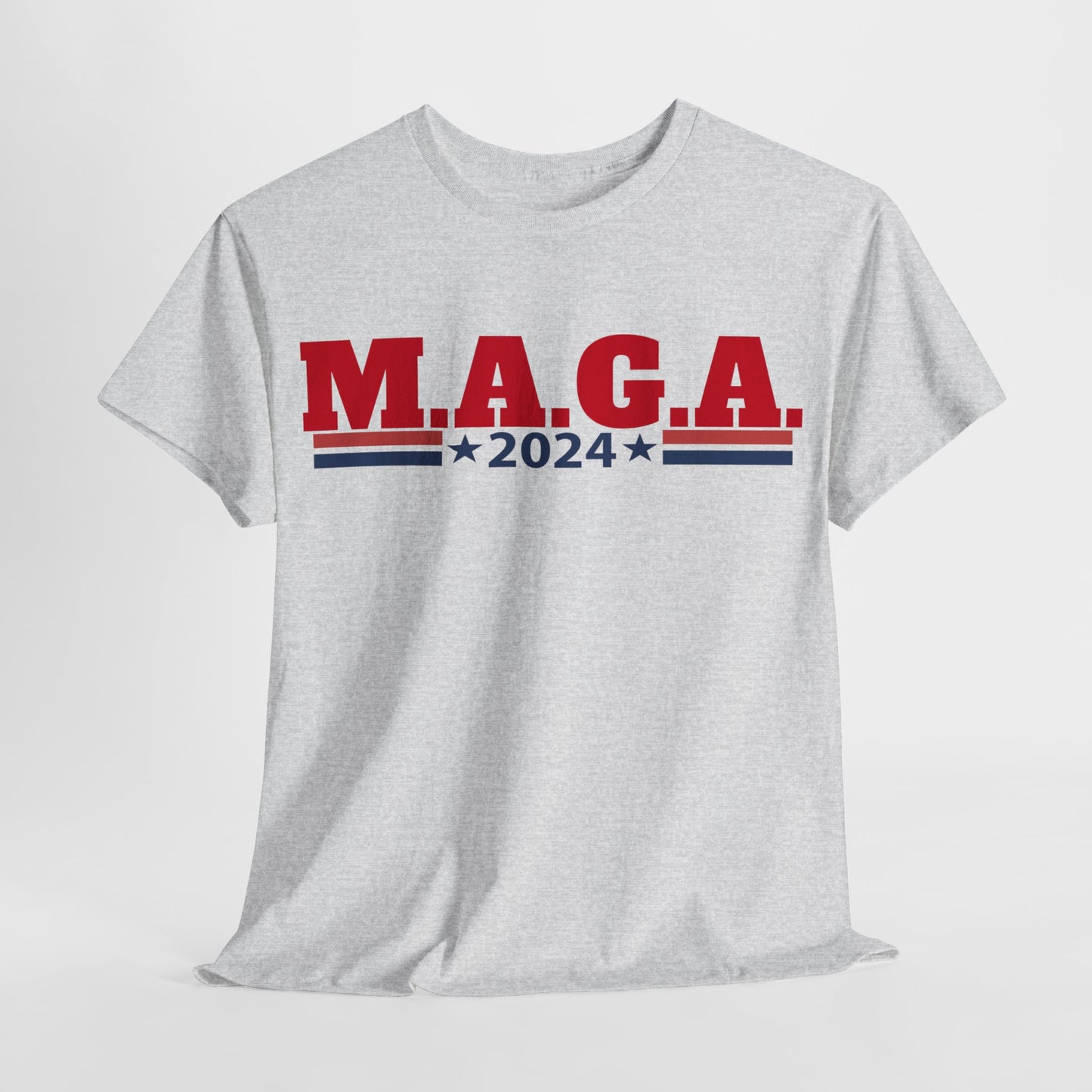 The Trump Card! MAGA 2024, Heavy Cotton Tee, Republican party support.