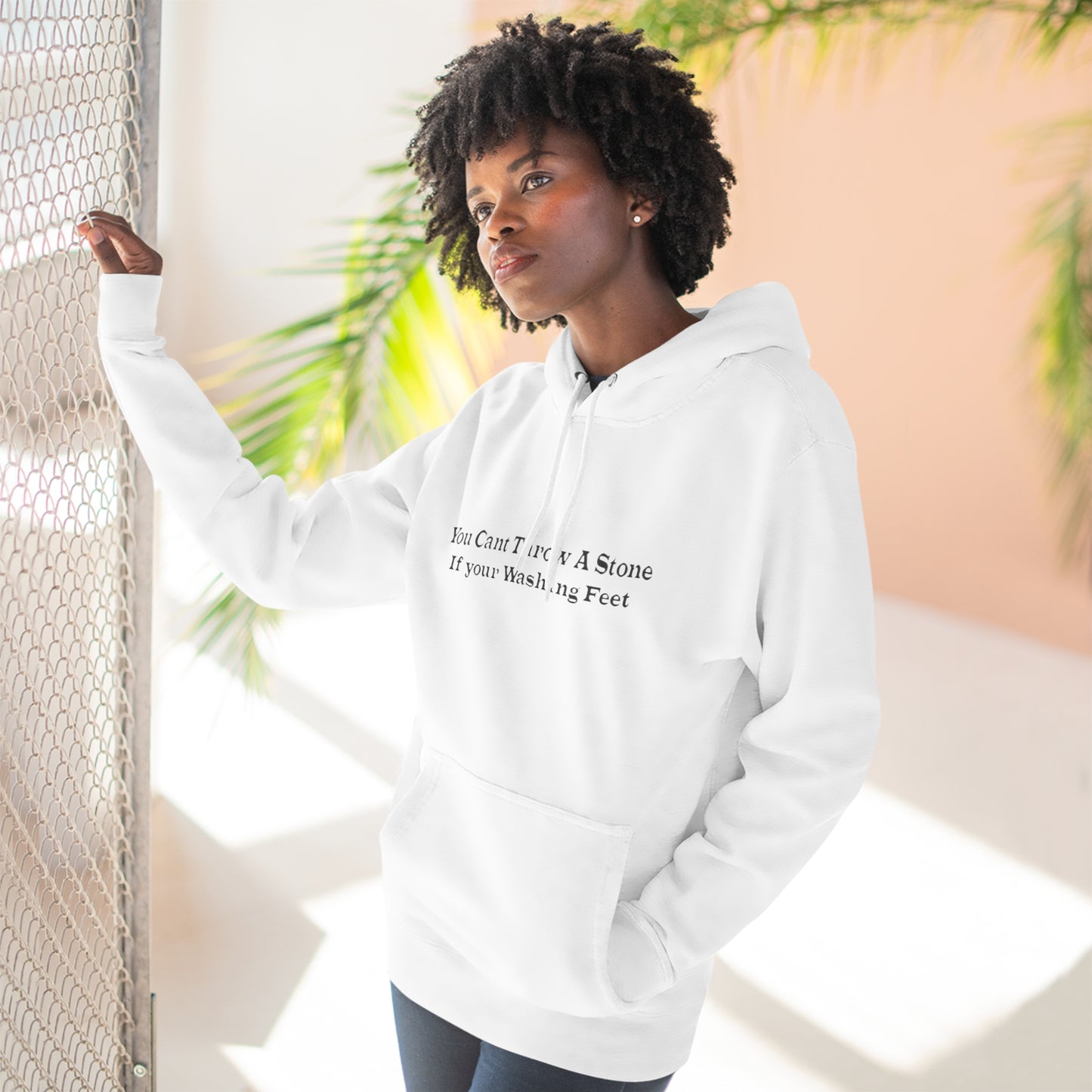 You Cant Throw a Stone, Pullover Hoodie