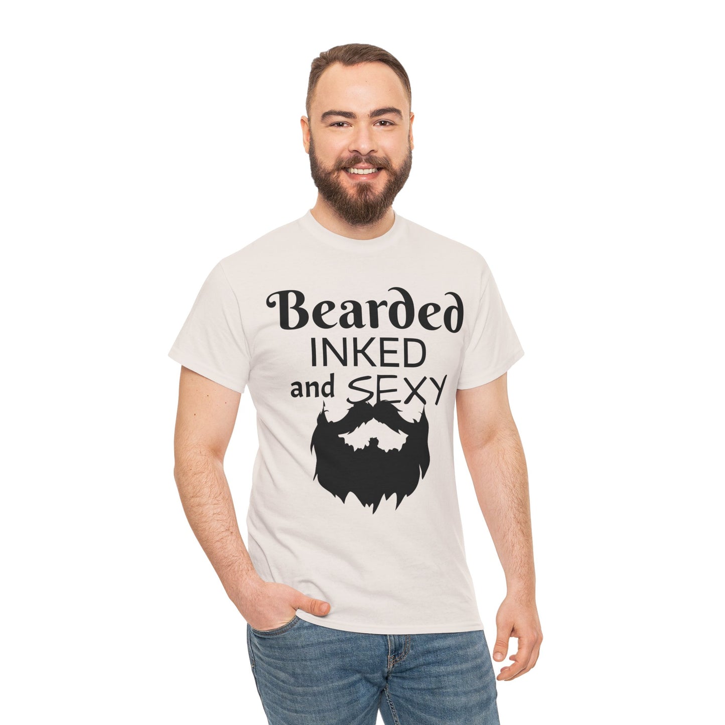 Beared and inked!  Cotton Tee