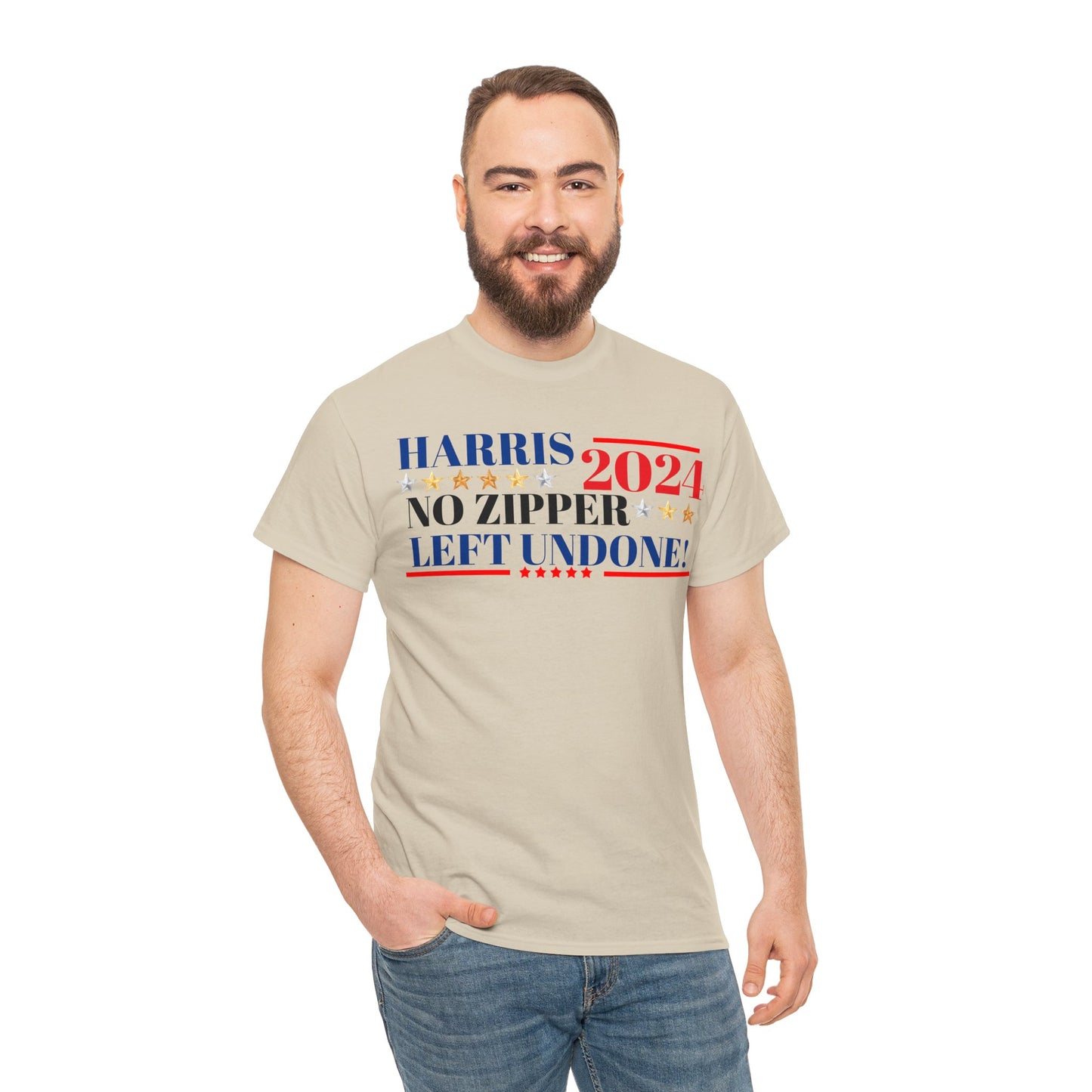 Harris 2024! Campain slogen Funny! Cotton Tee