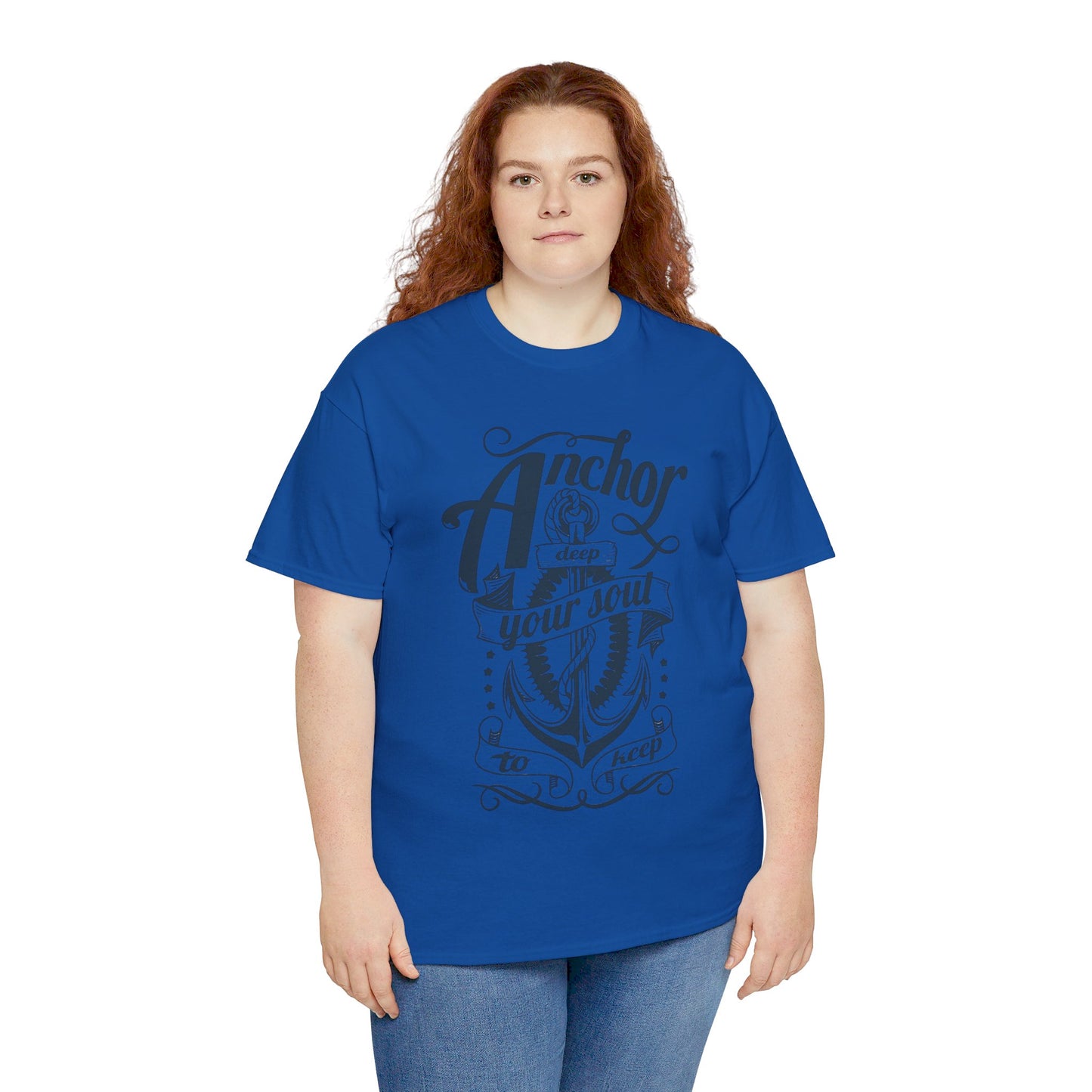 Anchor Deep! Heavy Cotton T-shirt