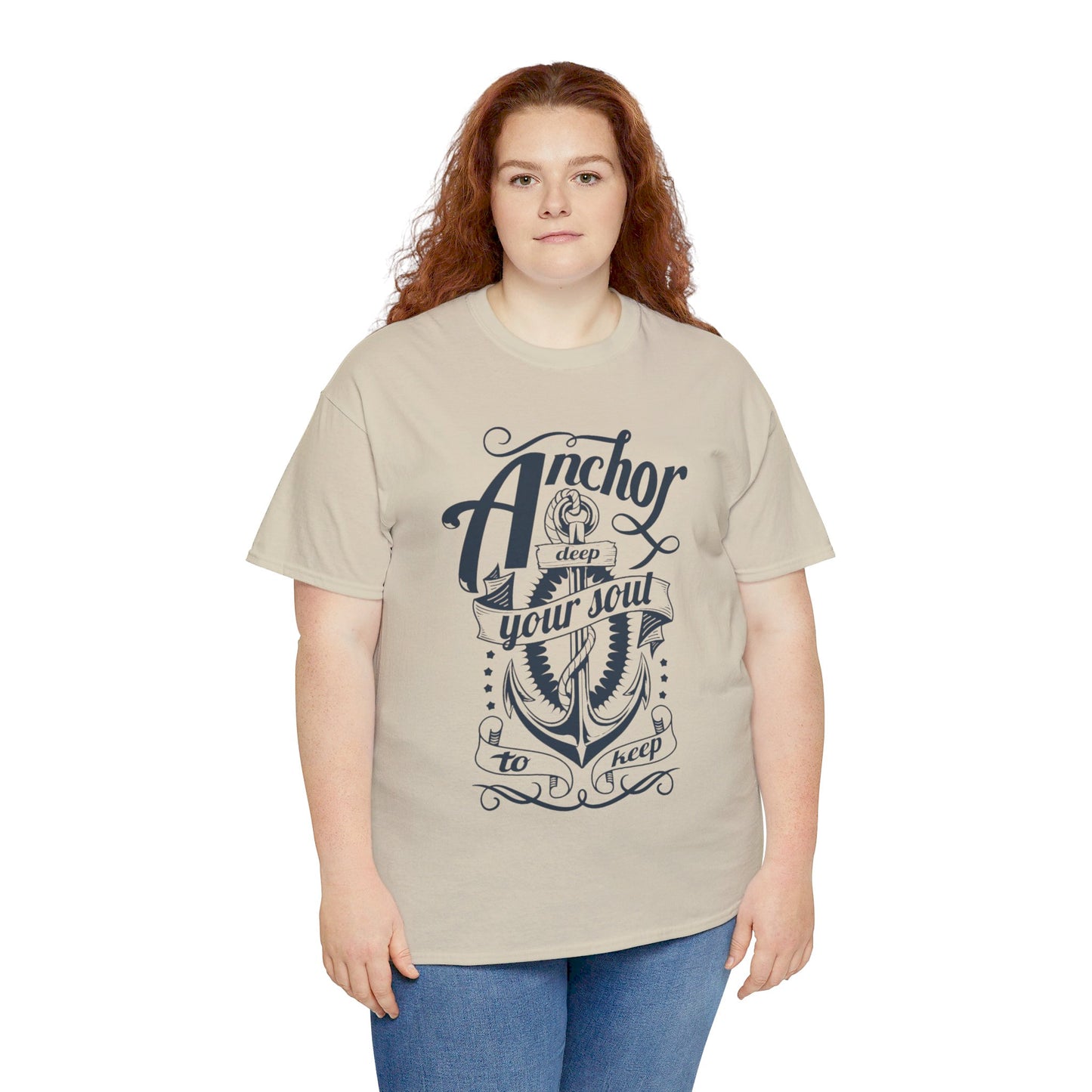 Anchor Deep! Heavy Cotton T-shirt