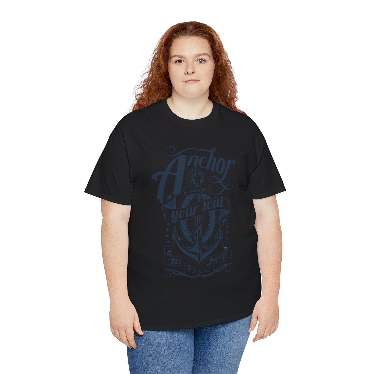 Anchor Deep! Heavy Cotton T-shirt