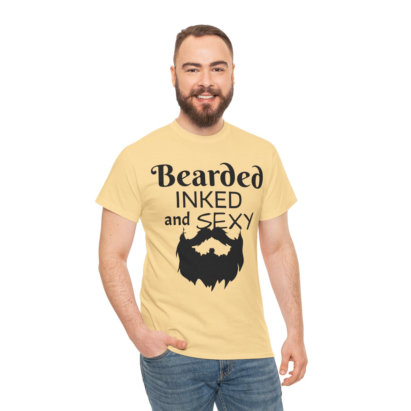 Beared and inked!  Cotton Tee