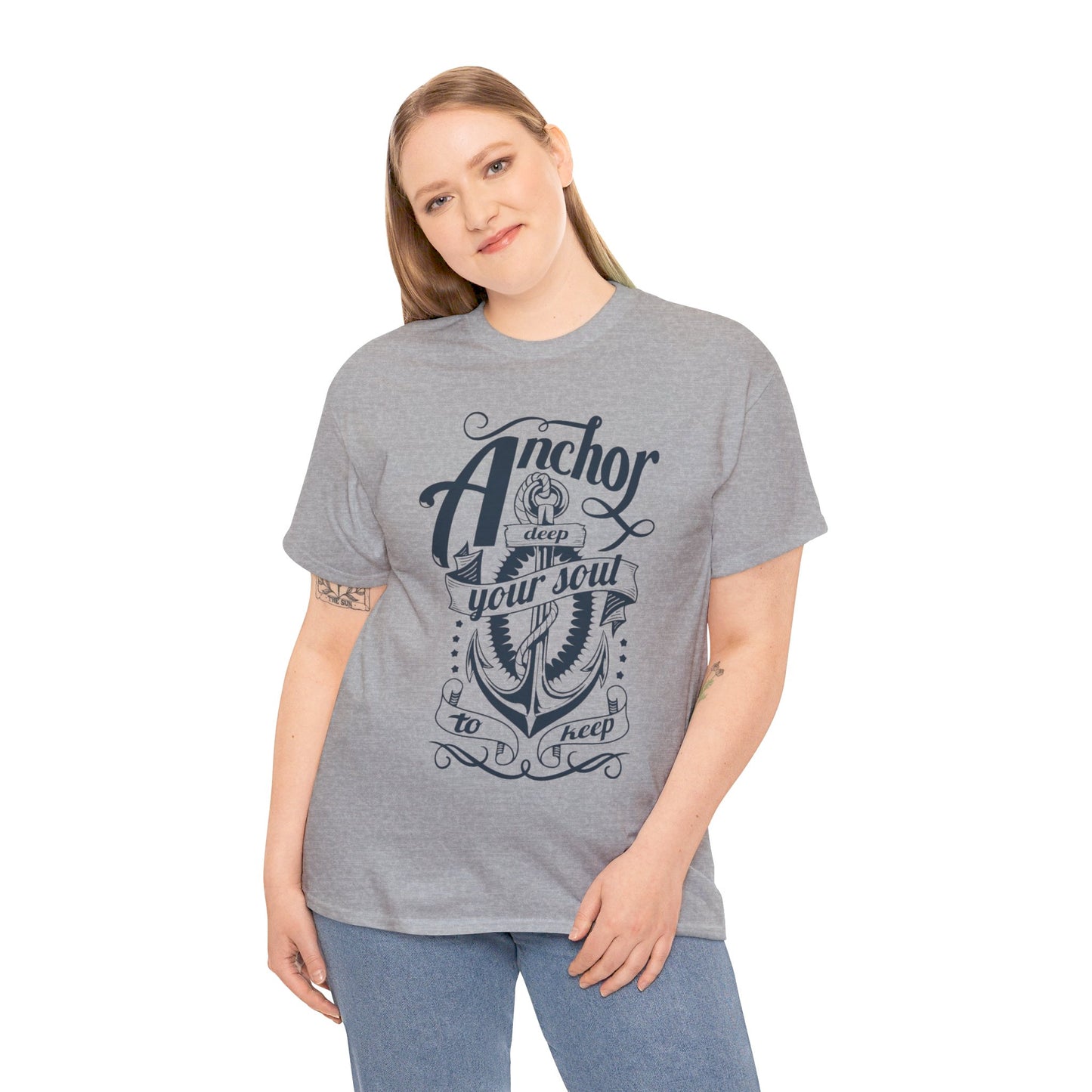 Anchor Deep! Heavy Cotton T-shirt