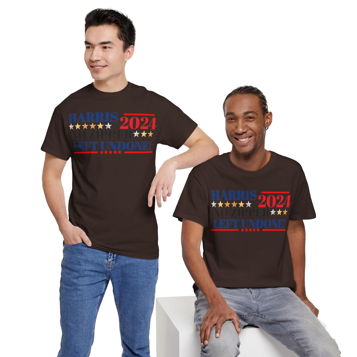 Harris 2024! Campain slogen Funny! Cotton Tee