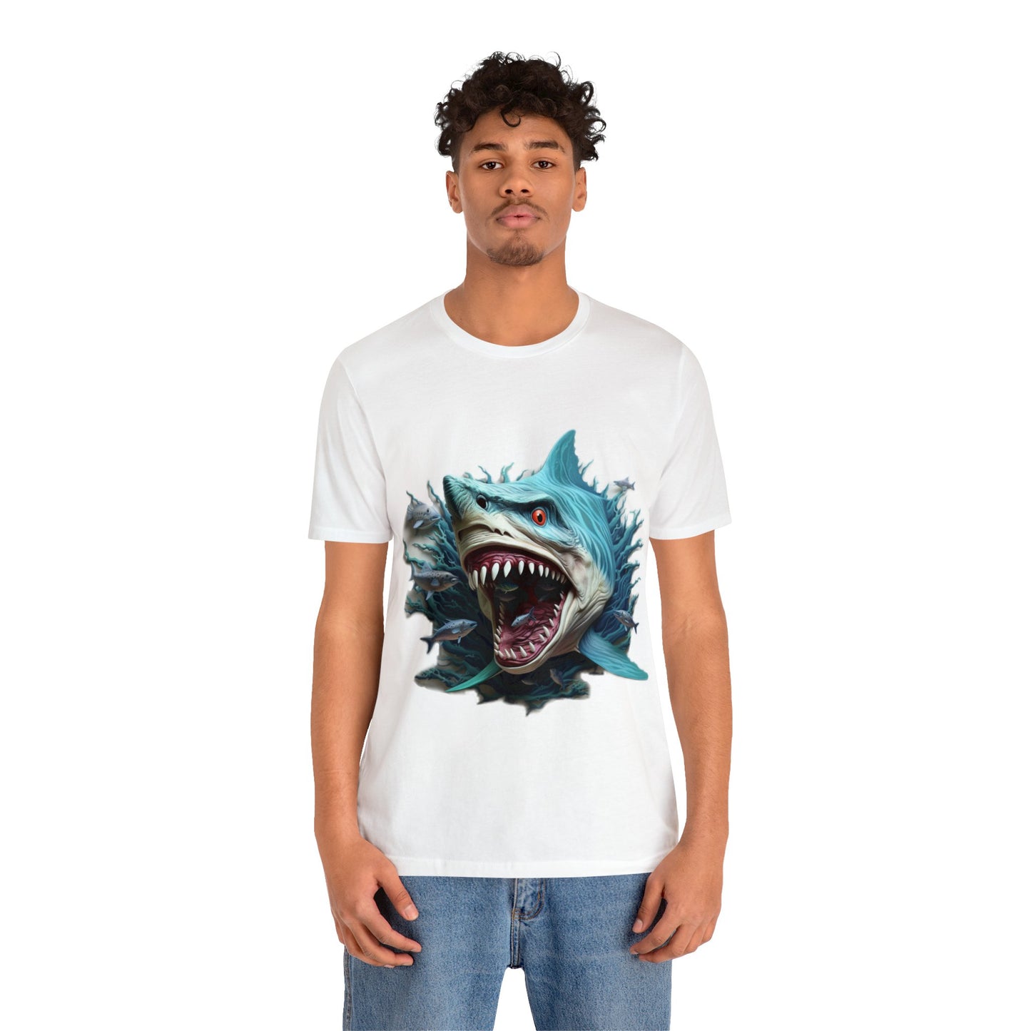 Shark attach 3D T-Shirt