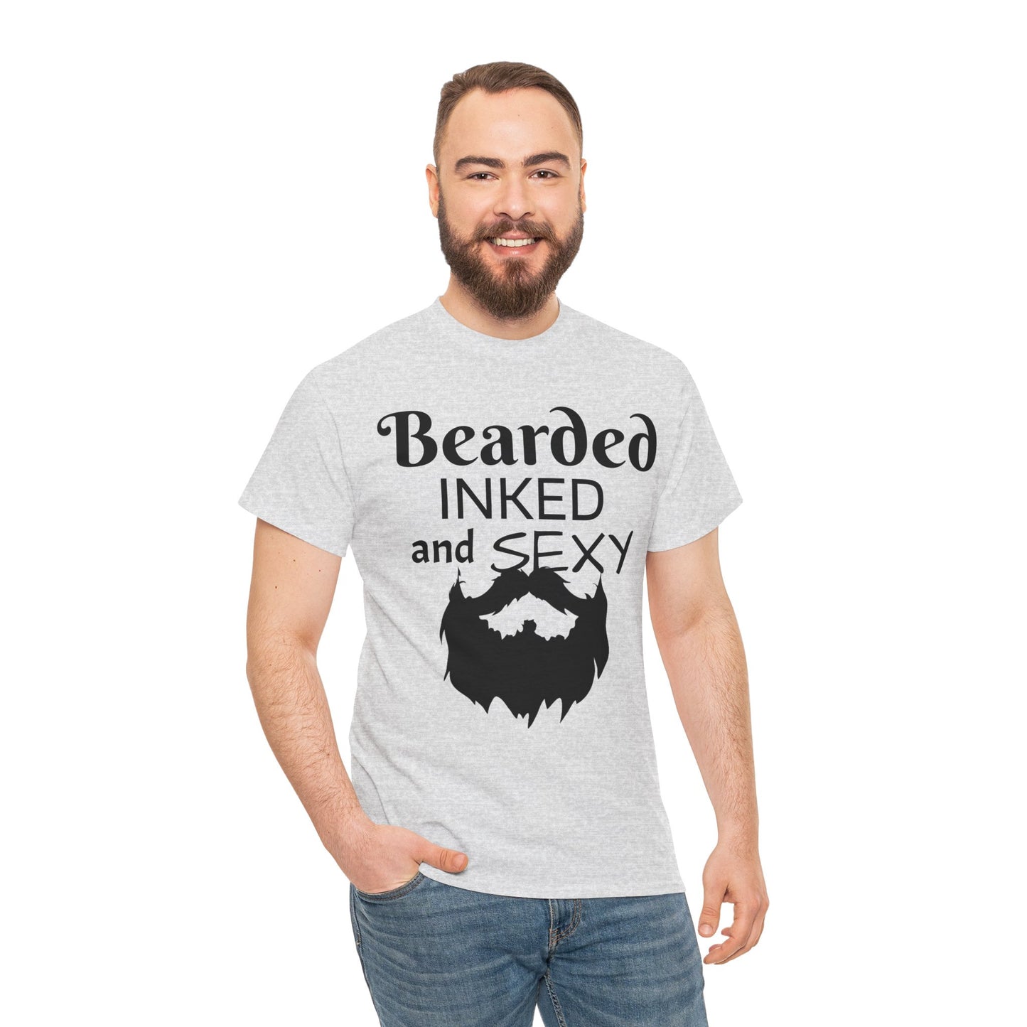 Beared and inked!  Cotton Tee