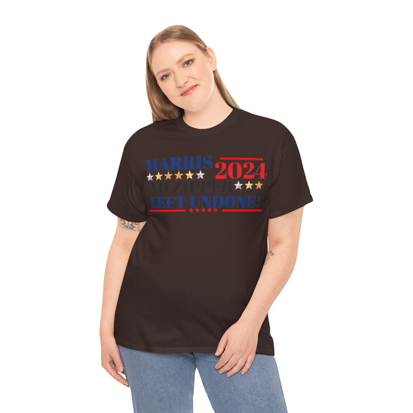 Harris 2024! Campain slogen Funny! Cotton Tee