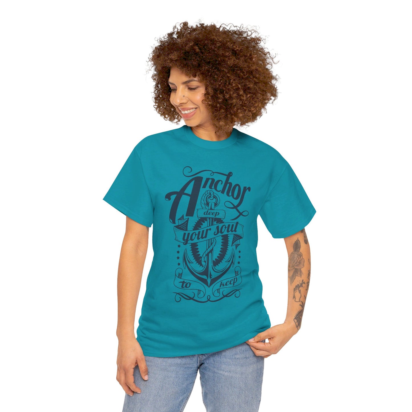 Anchor Deep! Heavy Cotton T-shirt