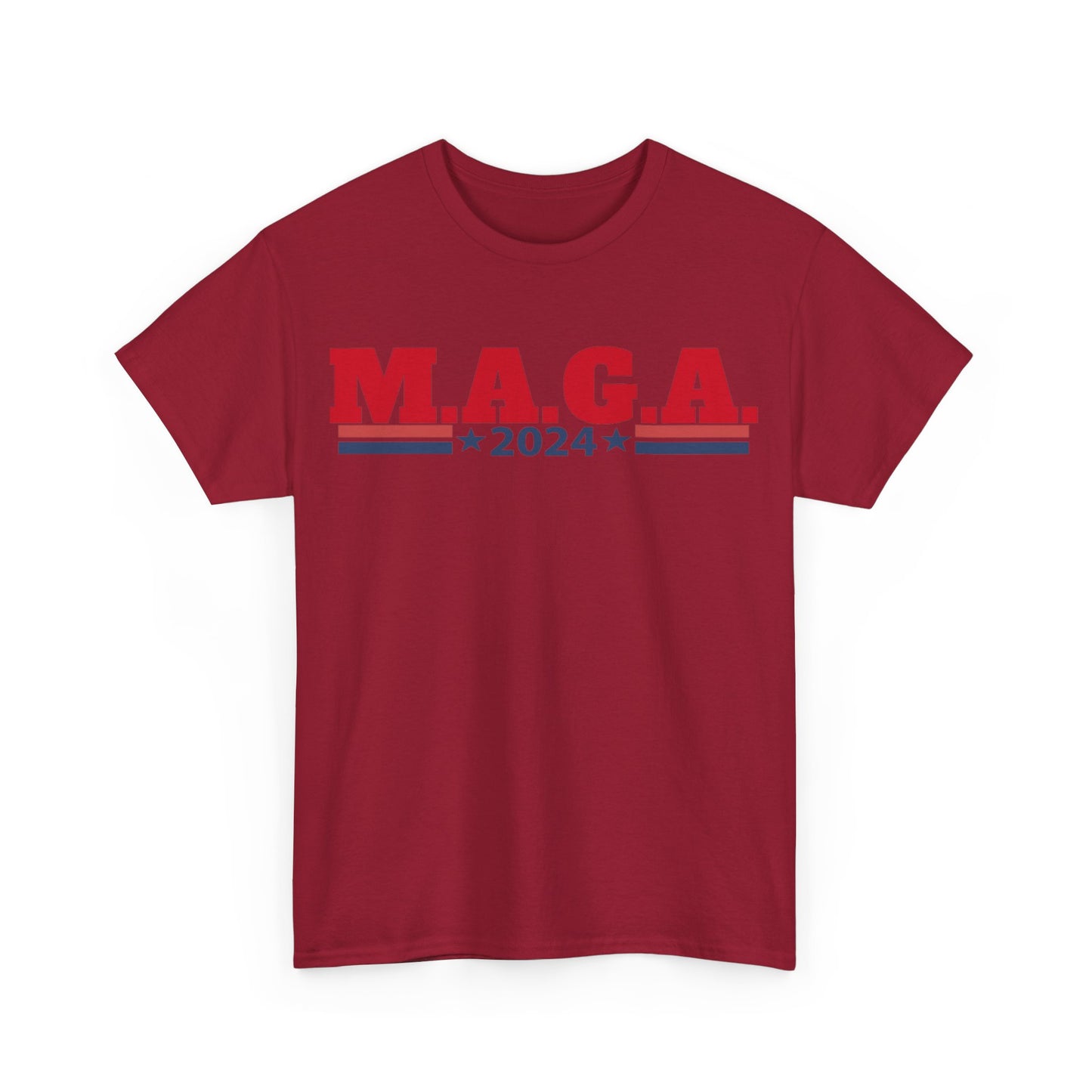 The Trump Card! MAGA 2024, Heavy Cotton Tee, Republican party support.